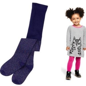 Gymboree Toddler Navy Blue  Sparkle Tights/Legging